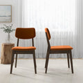 Chaise à dossier plein (Lot de 2)