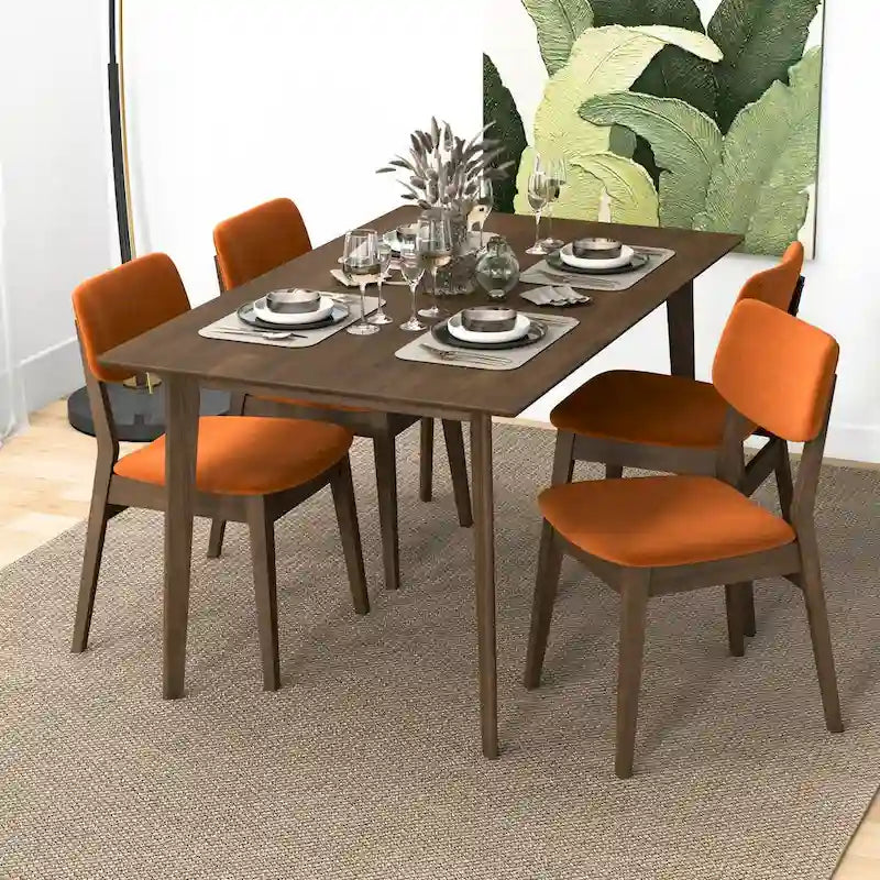 Solid Back Side Chair (Set Of 2)