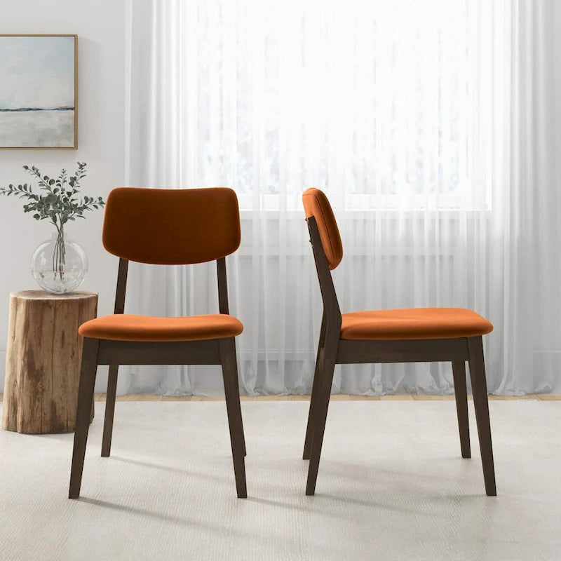 Chaise à dossier plein (Lot de 2)