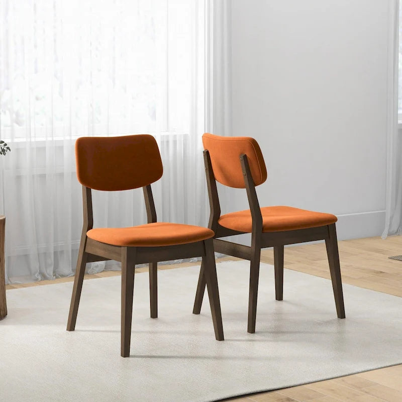 Chaise à dossier plein (Lot de 2)