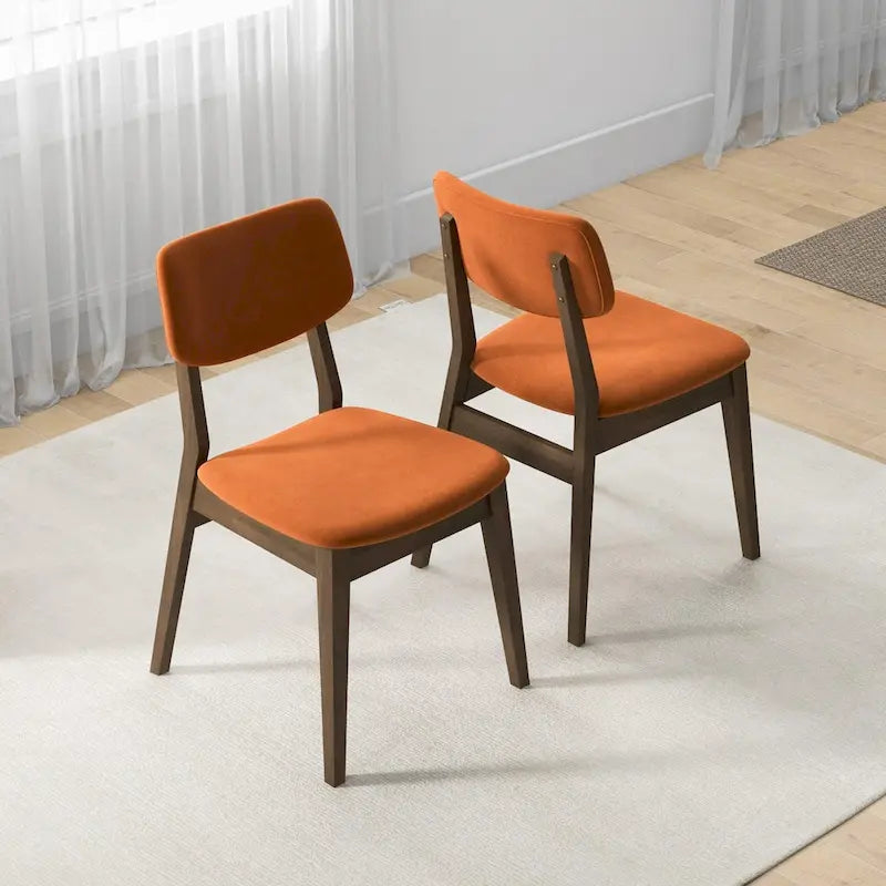 Chaise à dossier plein (Lot de 2)