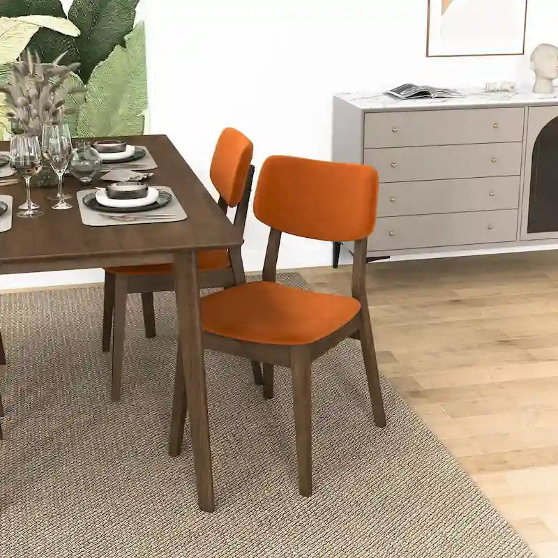 Chaise à dossier plein (Lot de 2)