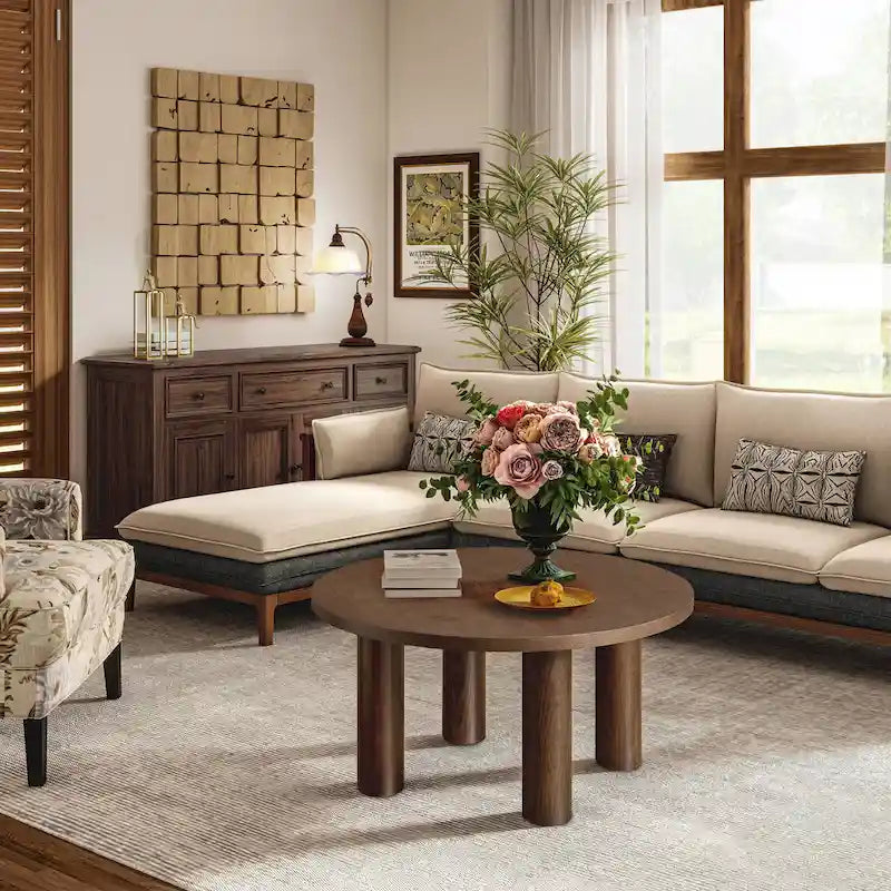 Table basse ronde