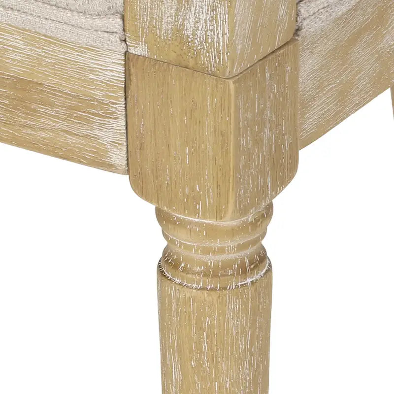 Chaises d'appoint en bois et en rotin Steinaker (lot de 2)