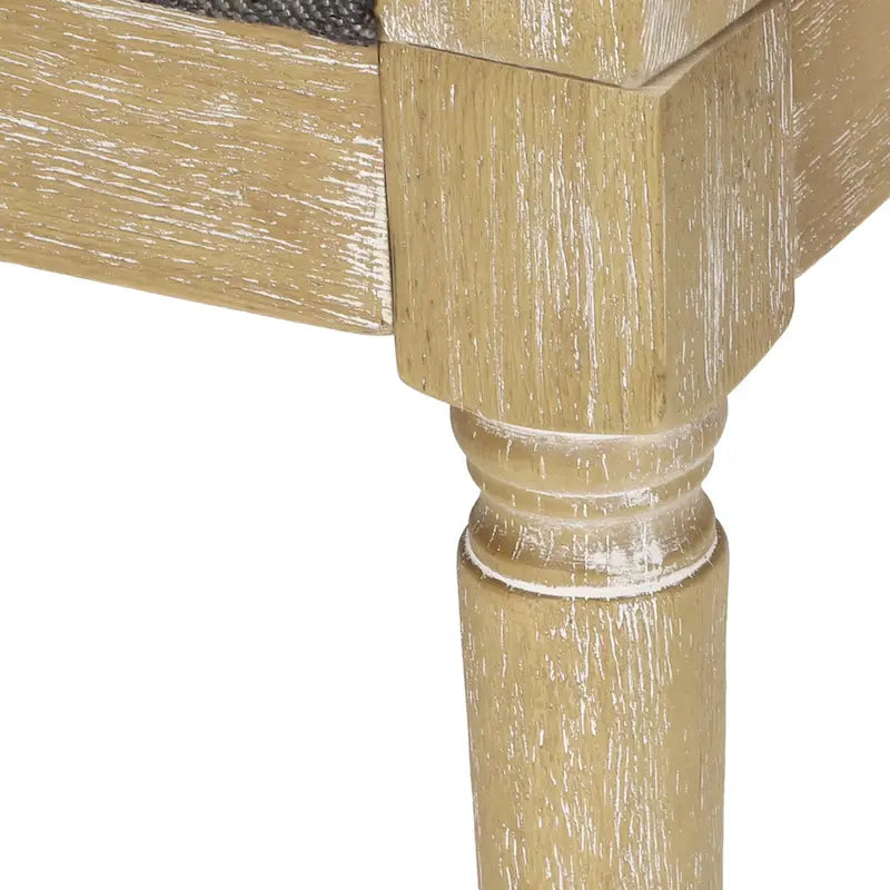Chaises d'appoint en bois et en rotin Steinaker (lot de 2)