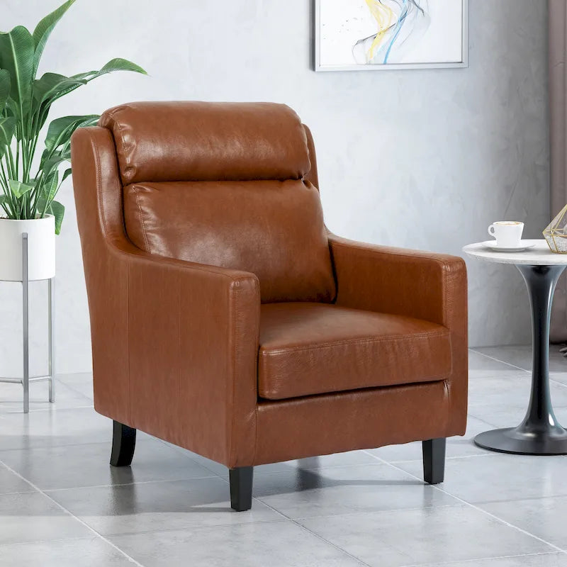 Fauteuil club capitonné contemporain Pillow