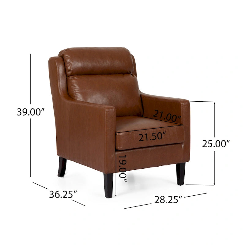 Fauteuil club capitonné contemporain Pillow