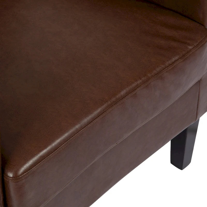 Fauteuil club capitonné contemporain Pillow