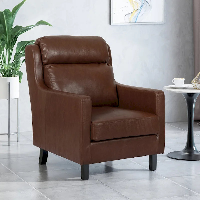 Fauteuil club capitonné contemporain Pillow
