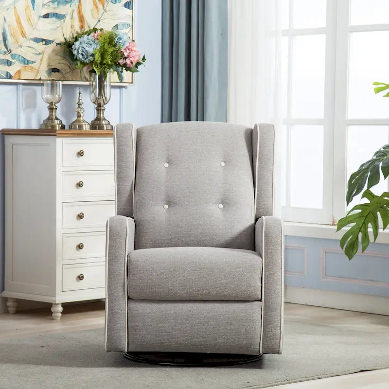 Fauteuil inclinable pivotant et à bascule de course, une place