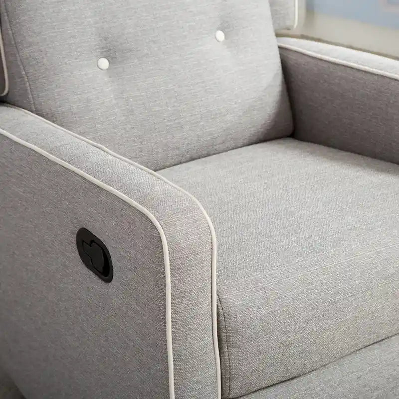 Fauteuil inclinable pivotant et à bascule de course, une place