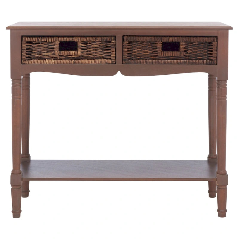 Console marron - 35,8 x 13 x 31,9 - 36Lx13Px32H