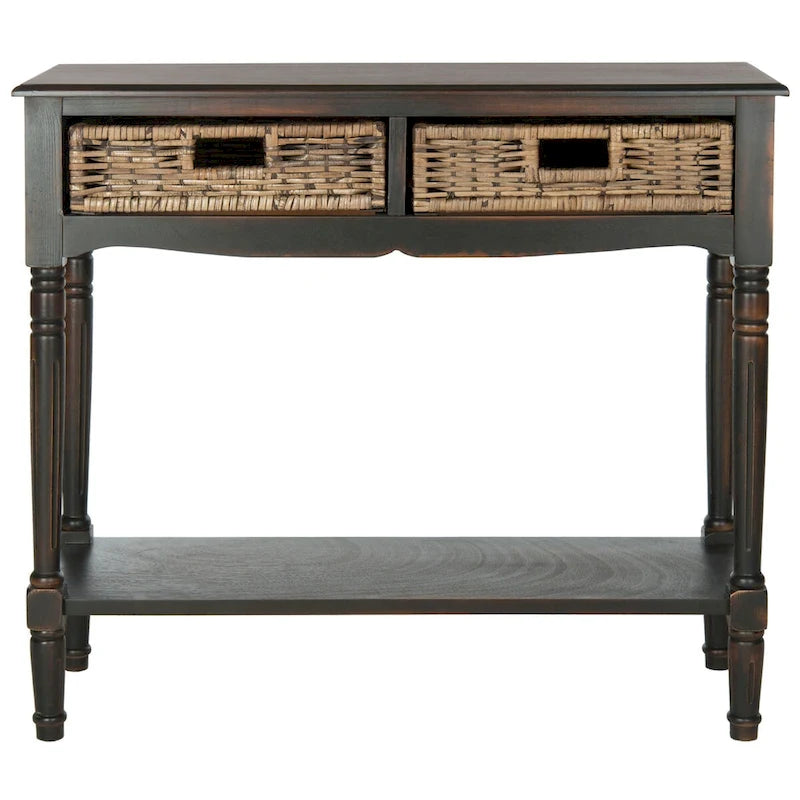 Console marron - 35,8 x 13 x 31,9 - 36Lx13Px32H