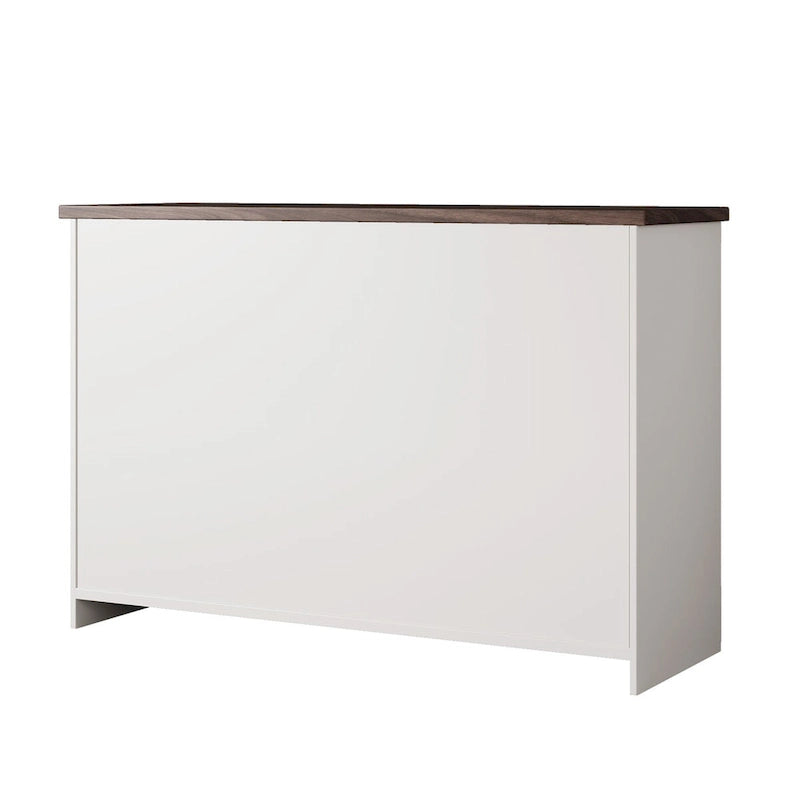 Commode moderne pour chambre à coucher, buffet double à 7 tiroirs
