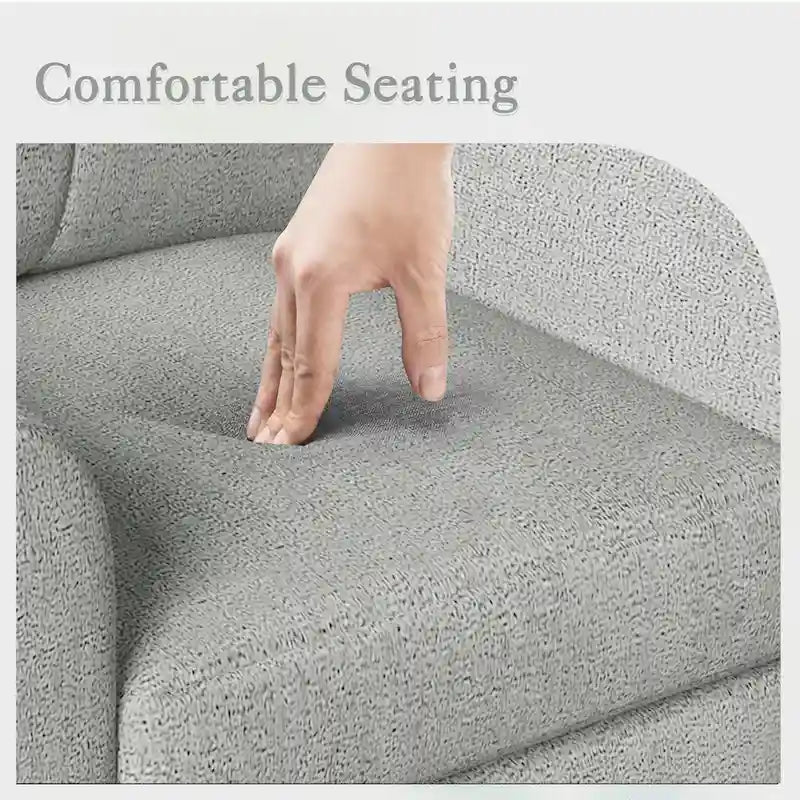 Fauteuil d'appoint rembourré de style Mid-Century avec accoudoirs - 32,5L x 28,9l x 36,2H po