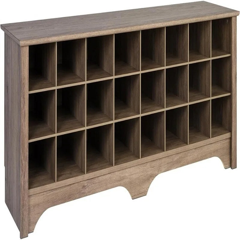 Banc de rangement à chaussures 24 paires - 39,4P x 152,4L x 51,4H cm