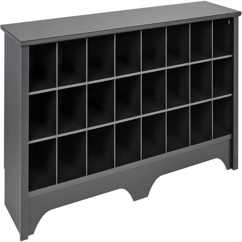 Banc de rangement à chaussures 24 paires - 39,4P x 152,4L x 51,4H cm