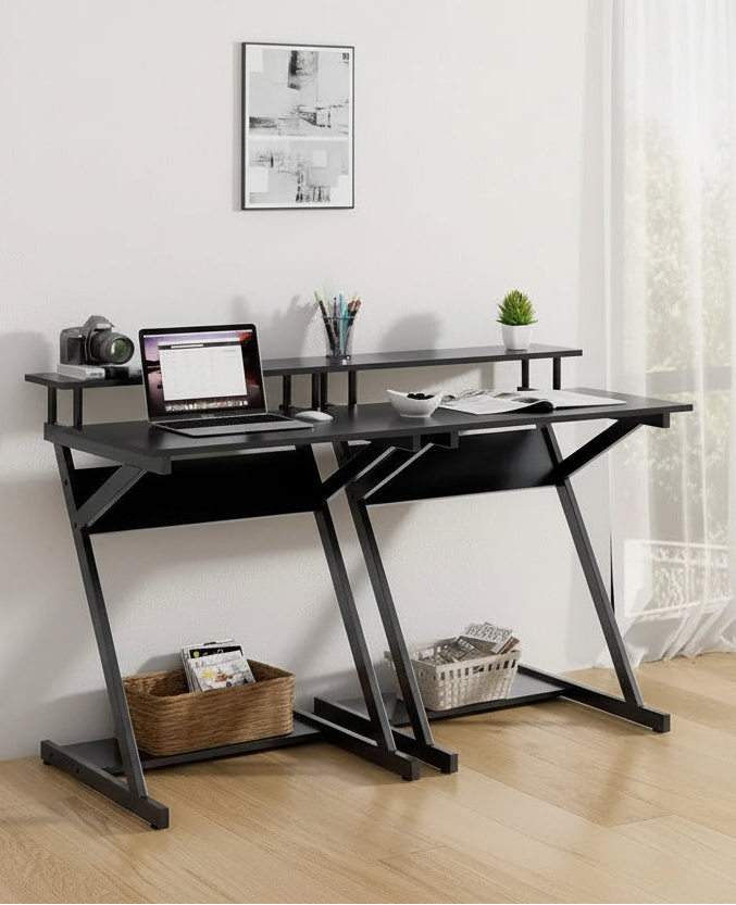 Bureau d'ordinateur 2 pièces