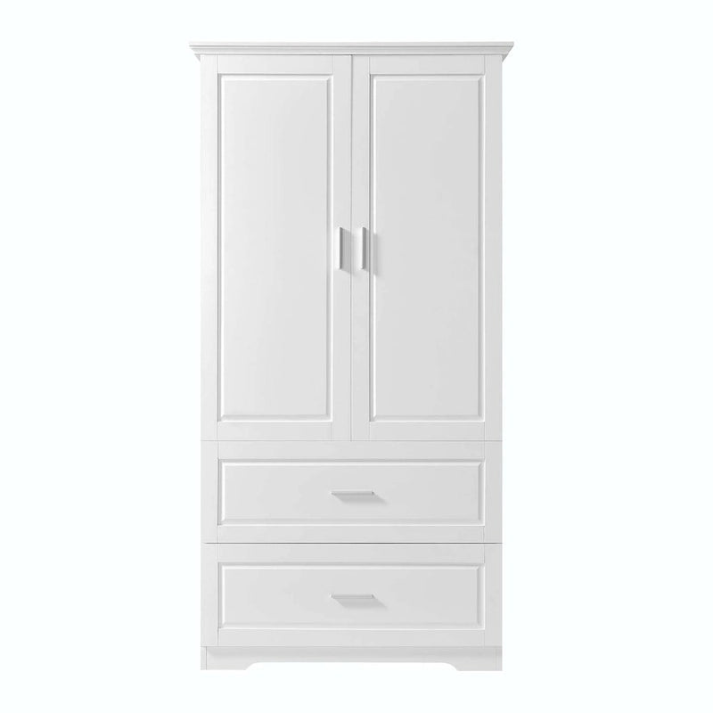 Meuble bas à deux portes et tiroirs