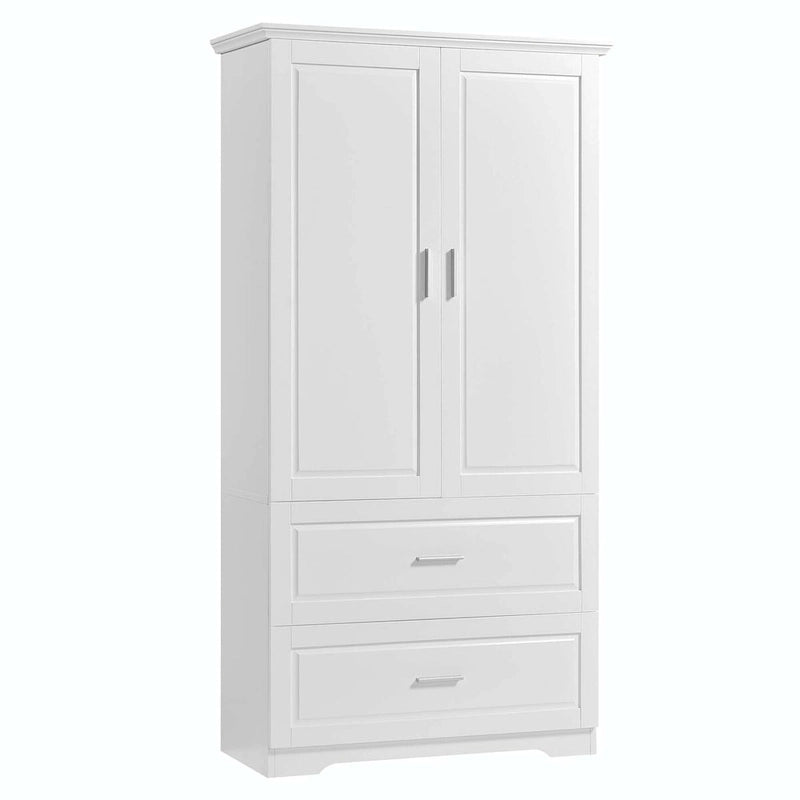 Meuble bas à deux portes et tiroirs