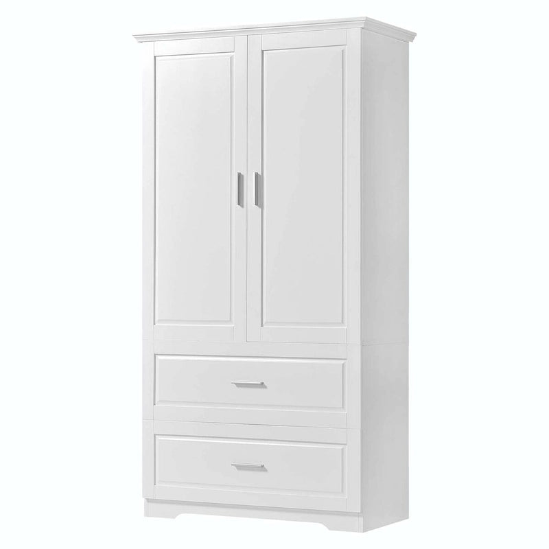 Meuble bas à deux portes et tiroirs