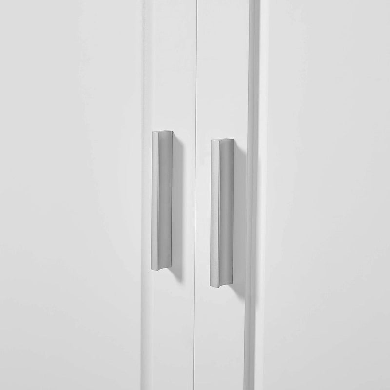 Meuble bas à deux portes et tiroirs